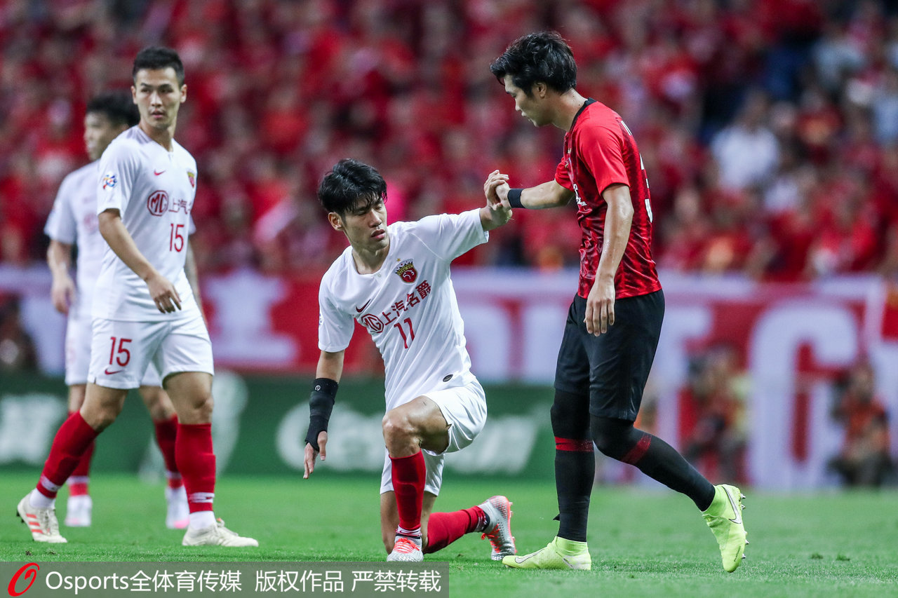 亞冠聯(lián)賽上海上港_上海上港亞冠出局_上港客場1-1浦和紅鉆