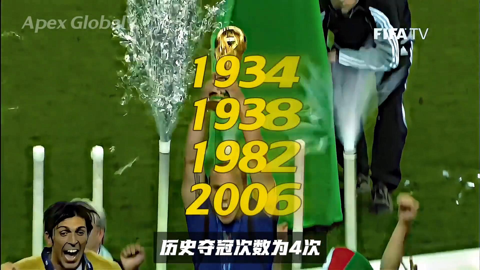 意大利世界杯歷史戰績_世界杯奪冠次數排名_法國隊世界杯奪冠次數